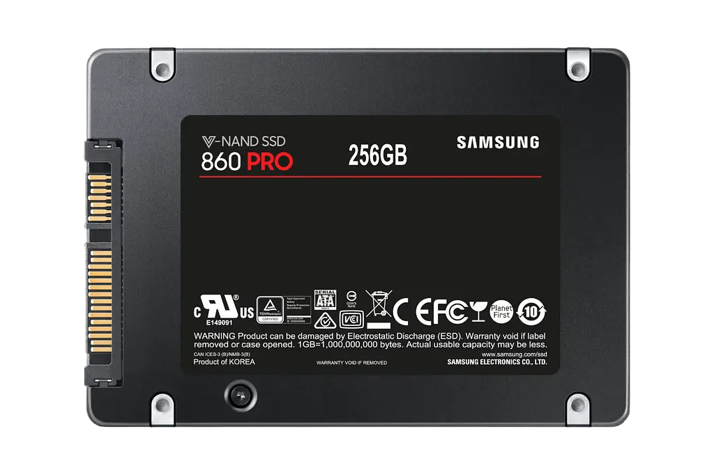 SSD 2.5" накопитель Samsung 860 PRO 256GB (MZ-76P256BW) - фото 2
