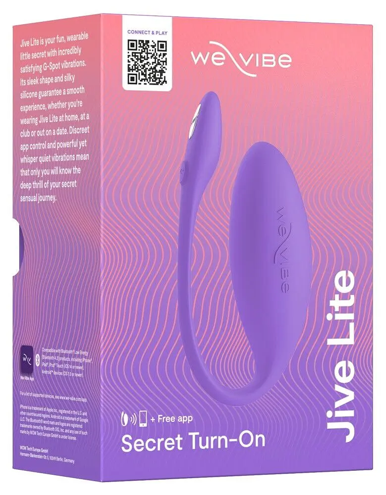 Смарт-віброяйце We-Vibe Jive Lite Purple, невеликий розмір - фото 11