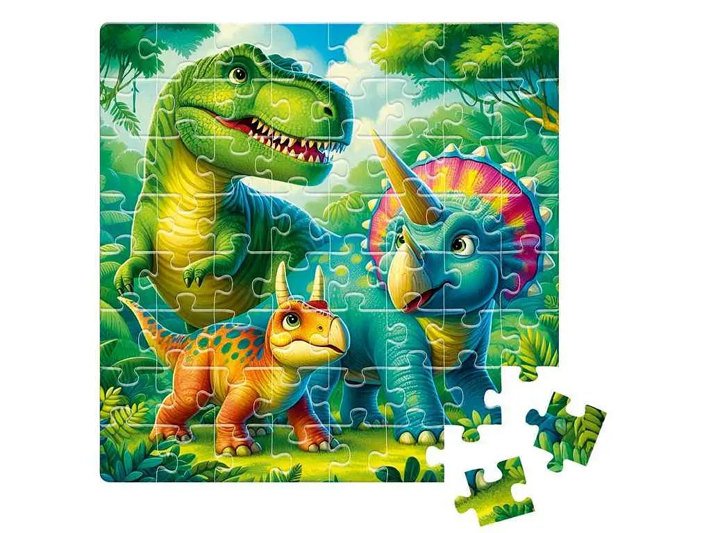 Пазли VLADI TOYS Доісторичні друзі DT1234-08 - фото 3