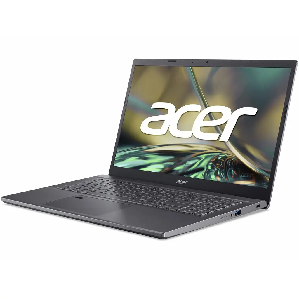 Ноутбук Acer Aspire 5 A515-57 з процесором Intel Core i7-12650H pana la 4.70 GHz, 15.6", Full HD, IPS, 16GB DDR4 RAM, 1TB SSD, Intel UHD графікою, No OS, Iron - фото 6