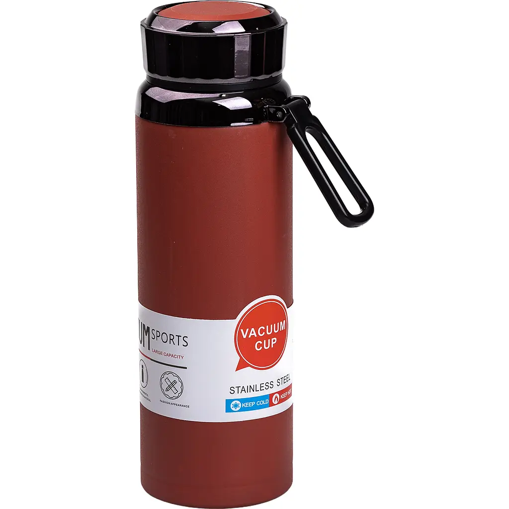 Термос Vacuum Sports 1 л из нержавеющей стали, красный Yiwu HP-14-29R - фото 2
