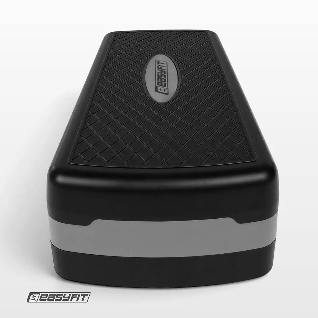 Степ-платформа EasyFit Step-B 2-ступінчаста чорно-сіра - фото 4