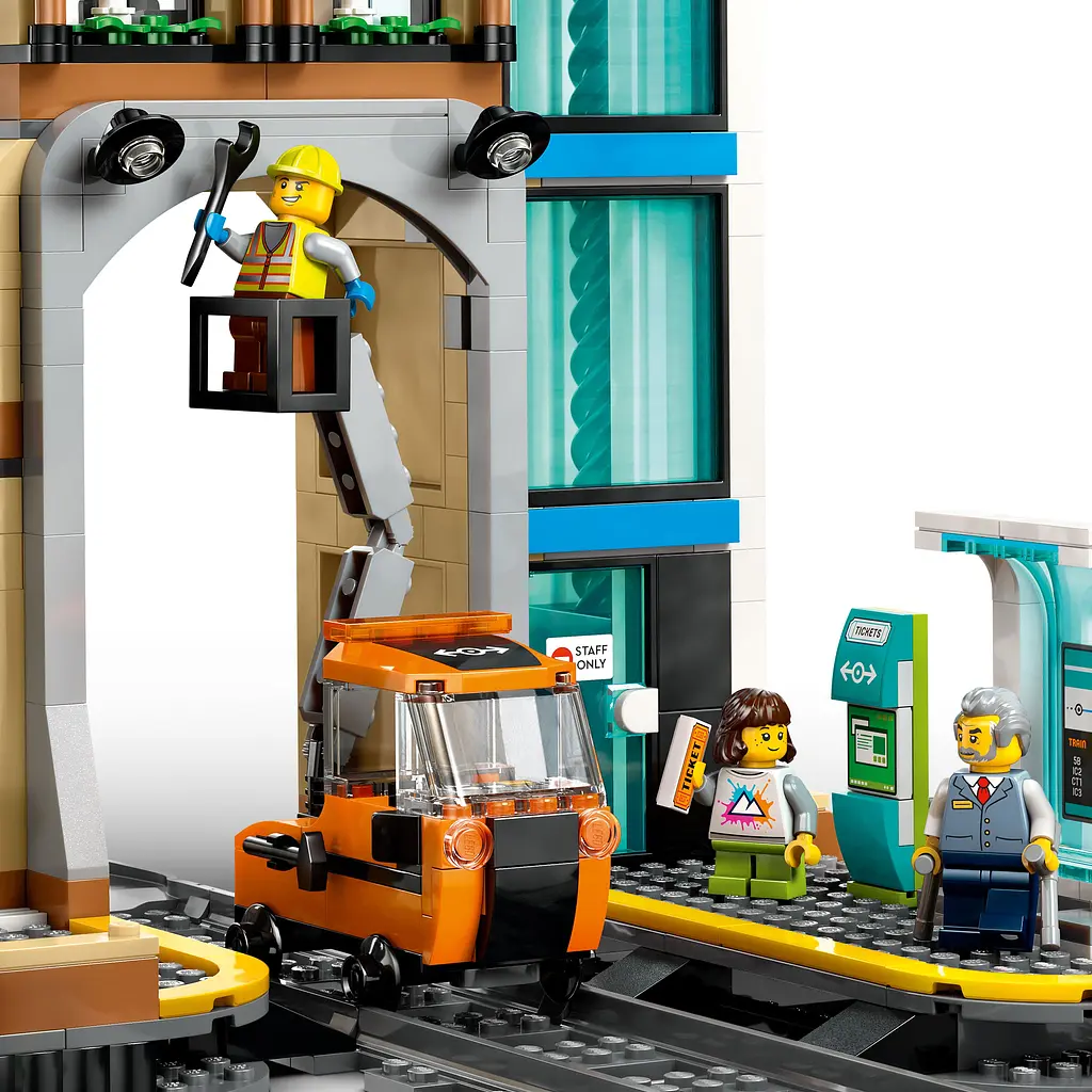 Конструктор LEGO City Центральний залізничний вокзал 752 деталі (60469) - фото 8