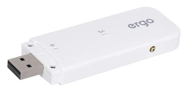 3G модем Ergo W02-CRC9 3G/4G USB Wi-Fi роутер White - фото 5