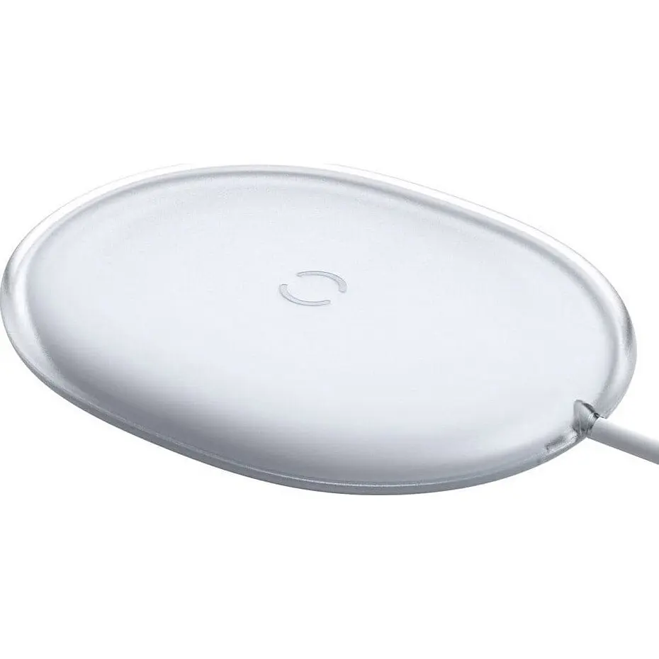 Бездротовий зарядний пристрій Baseus Jelly 15W White [WXGD-02] [94345] - фото 2