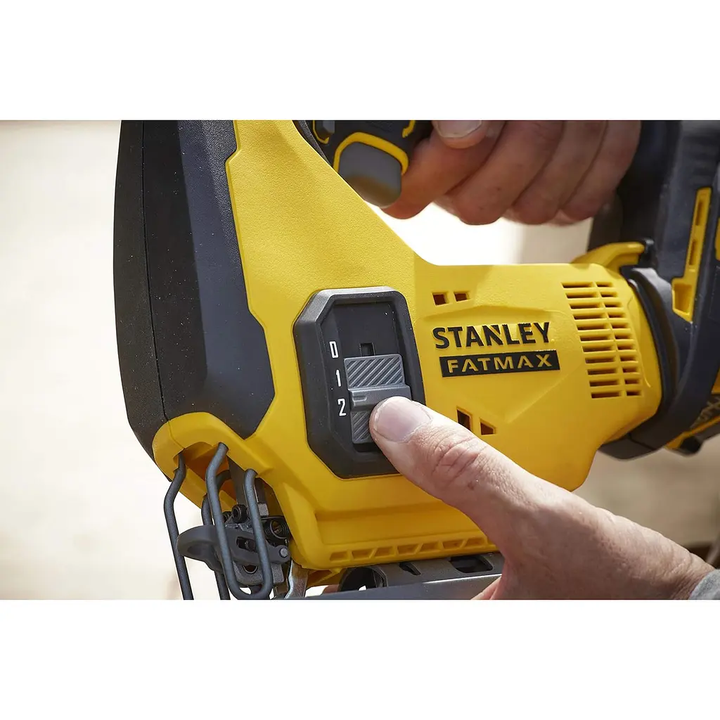 Лобзик Stanley Fatmax V20 с двумя аккумуляторами 18 В 4 Ач 19 мм (SFMCS600M2K-QW) - фото 9
