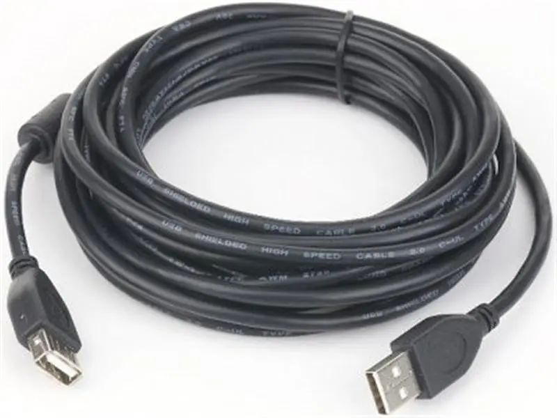 Кабель Cablexpert CCF-USB2-AMAF-6 подовжувач USB 2.0 AM/AF 1,8 м, феритовий фільтр - фото 2