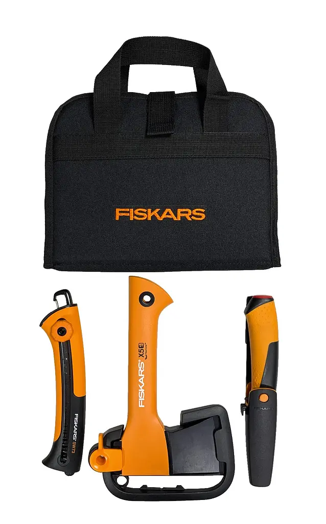 Подарунковий набір Fiskars (Сокира 1015617 + ніж 1023619 + пила 1000613) 2020961