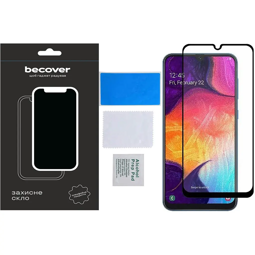Защитное стекло BeCover для Tecno Spark 10 (KI5q) Black (709266) - фото 2