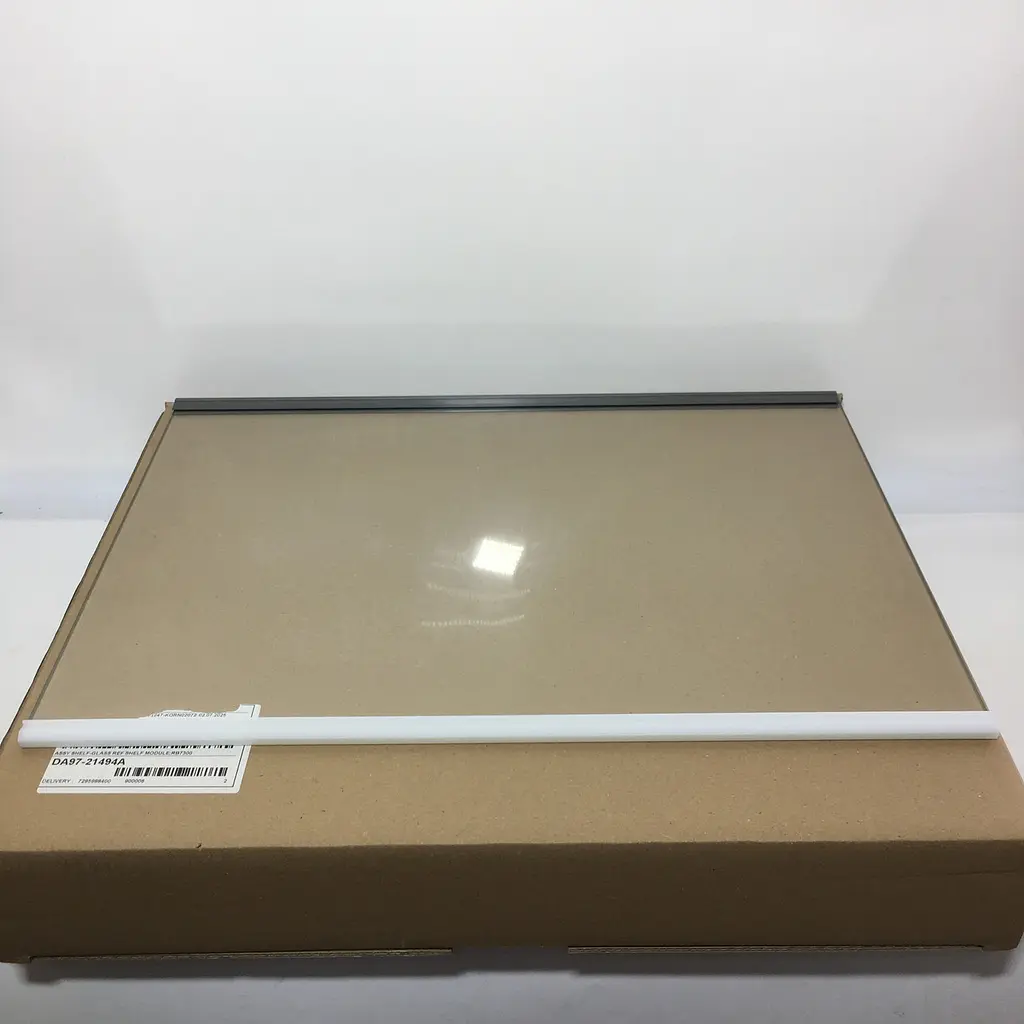 Стеклянная полка (средняя, верхняя) для холодильника Samsung RB38, RB36, RB34, DA97-21494A 500x353 мм - фото 6