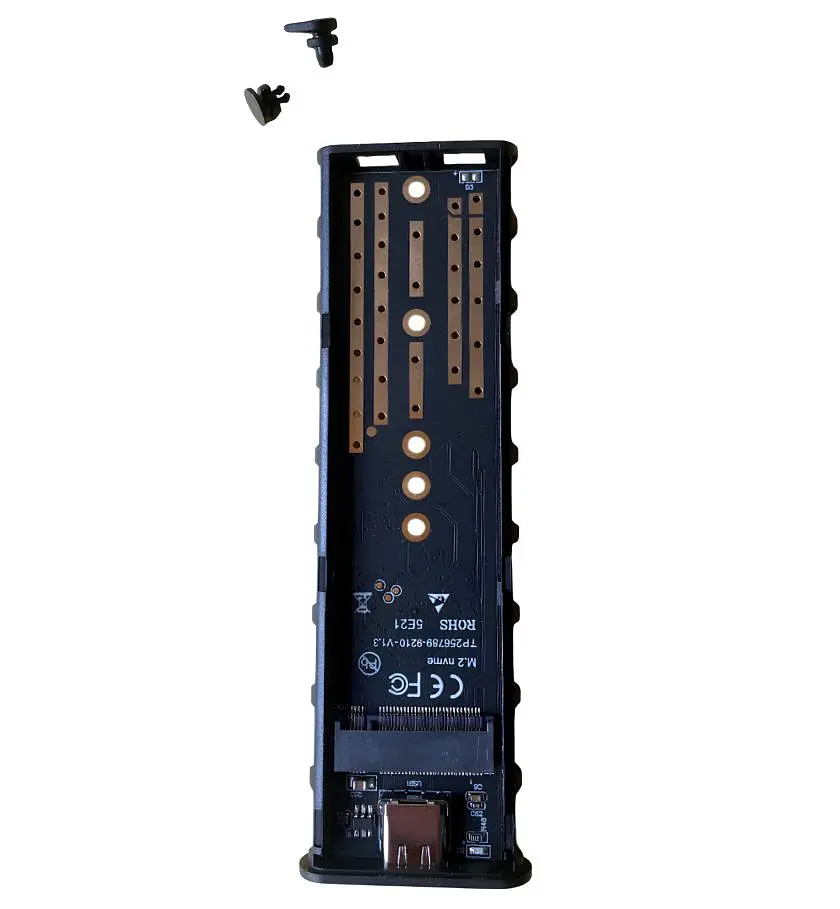 Внешний карман XON MemoryCase для M.2 NVMe (PCIe) USB 3.1 Type-C Черный (XSC2C13NV1MG 4340) - фото 4