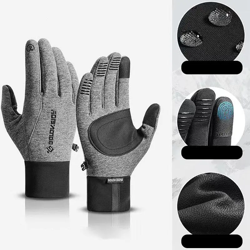 Рукавички сенсорні Golove joy (L) Anti-Slip 2023 Сірий - фото 3