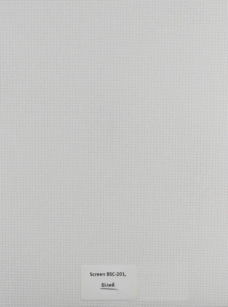Тканинний ролет Скрін Білий(Люкс BSC-201) напівпрозорі 80*200 - фото 2