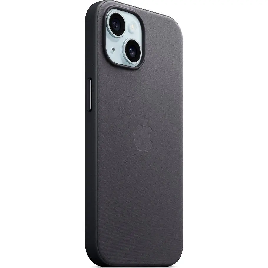 Чохол FineWoven Case with MagSafe для iPhone 15 Black AAA [94494] - фото 2