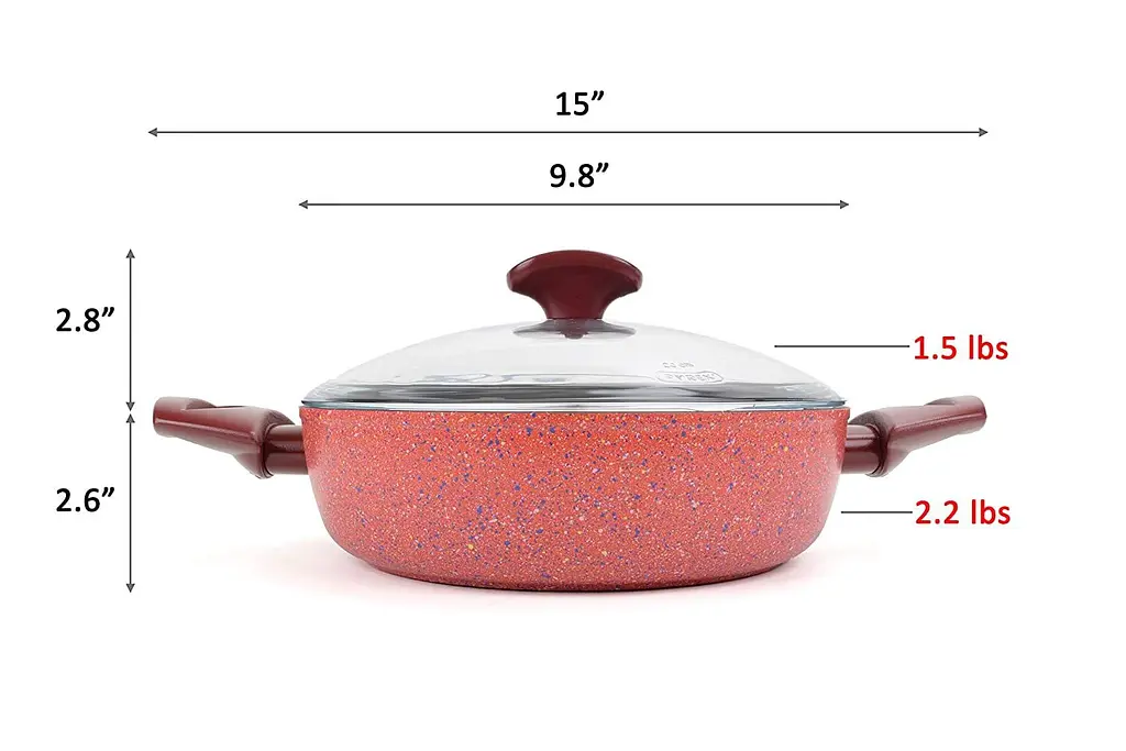 Сотейник TVS Dada Induction з кришкою і двома ручками 24 см (1V574243710101C) - фото 4