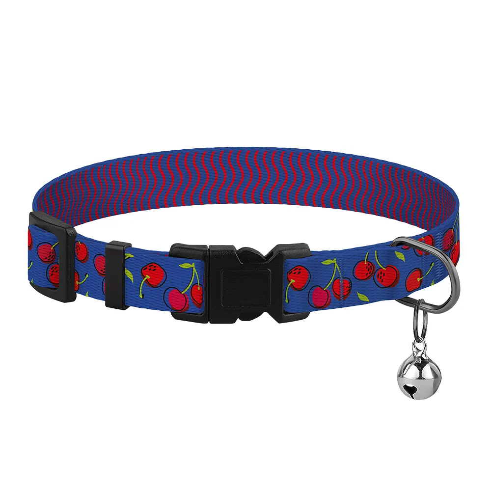 Ошейник для собак BronzeDog Urban Fruits Вишни XS - фото 2