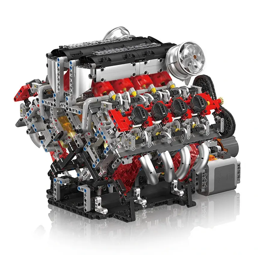 Конструктор двигун Mould King Technic Двигун V8  F488 для дітей та дорослих 2718 деталей  - фото 4
