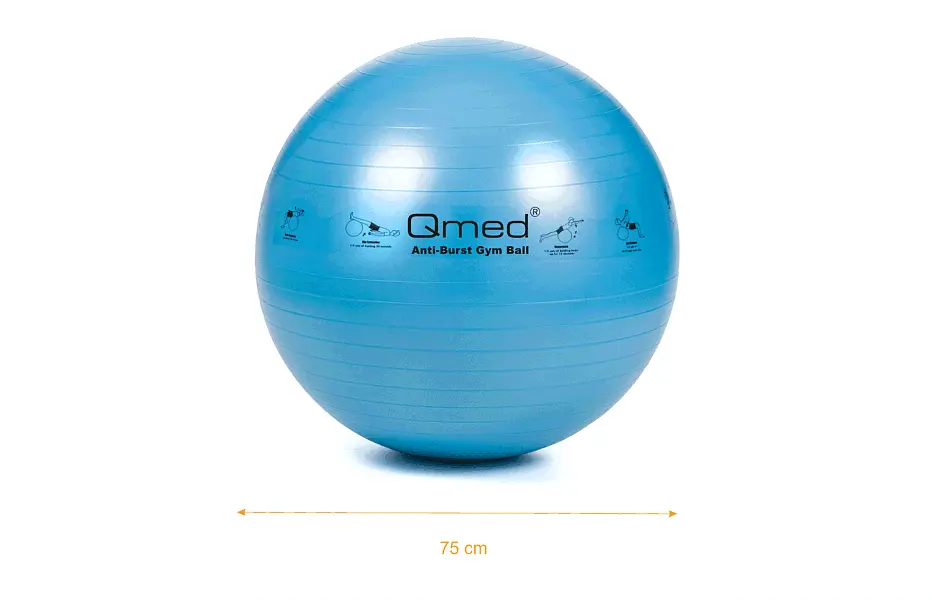 Фітбол - ABS Gym Ball 75 см Qmed fit0025183 - фото 2