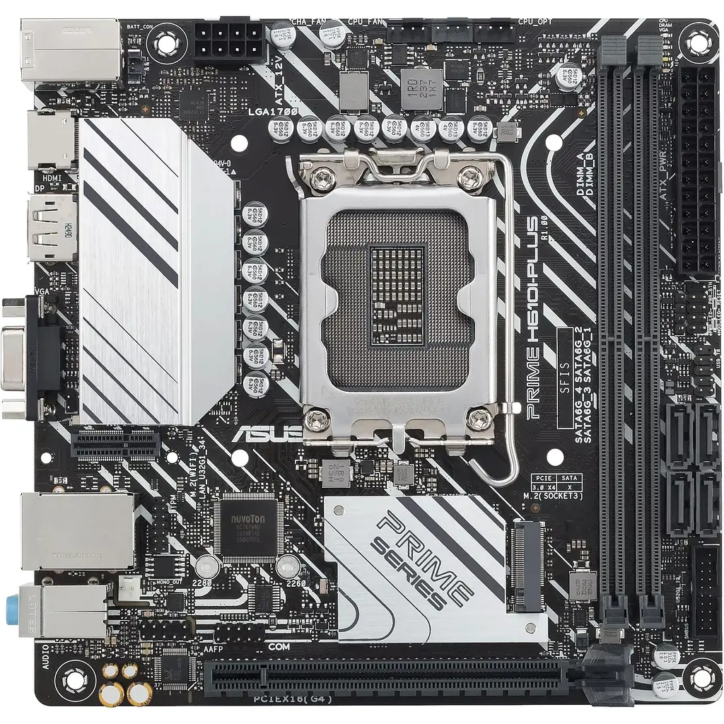 Материнська плата Asus Prime H610I-Plus-CSM (90MB1GB0-M0EAYC) [147085] - фото 2