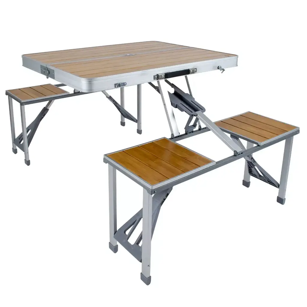 Стіл Bo-Camp Bamboo Brown/Silver (1404800) - фото 11