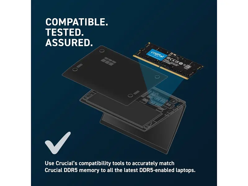 Пам'ять для ноутбука Crucial DDR5 SO-DIMM 2x48Gb CT2K48G56C46S5 - фото 4