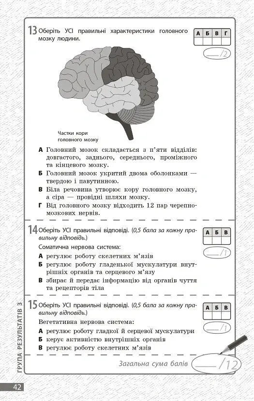Біологія. 8 клас. Поточне та підсумкове оцінювання за групами результатів + діагностувальна робота - Людмила Довгаль - фото 5