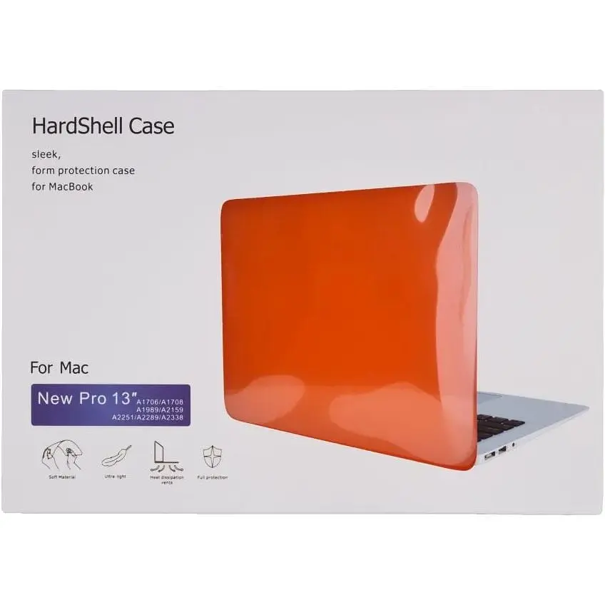 Чохол накладка Crystal Case Apple Macbook 13.3 Pro Orange - фото 2