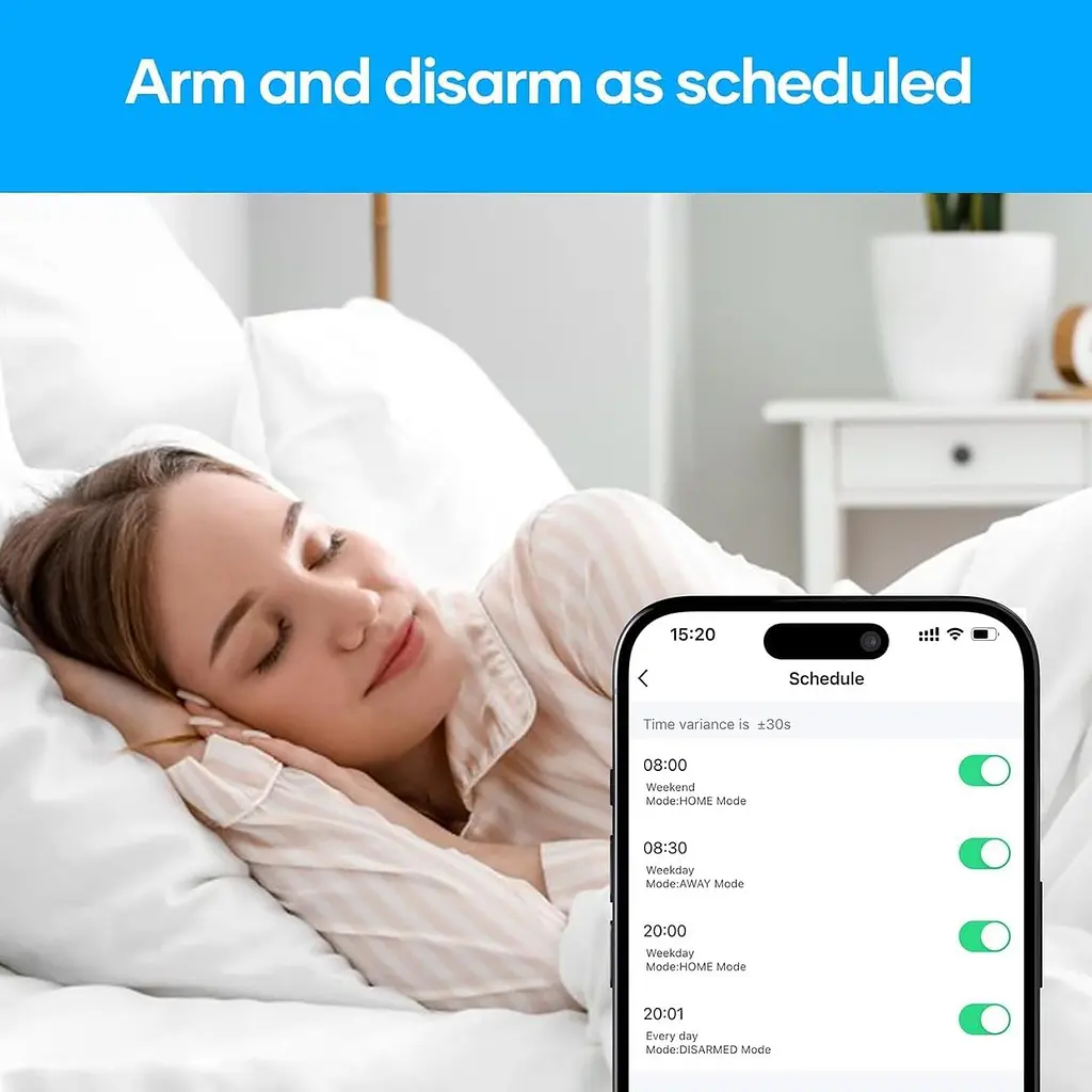 Комплект Wi-Fi сигналізації AGSHOME 8-в-1 для дому, Smart Life - фото 4