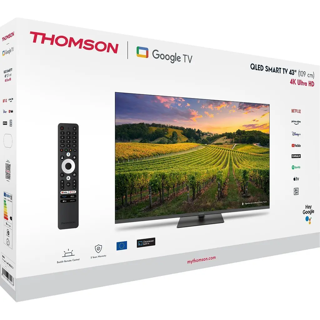 Телевизор Thomson QG5C14 43" QLED 4K UHD [43QG5C14] [139511] - фото 9