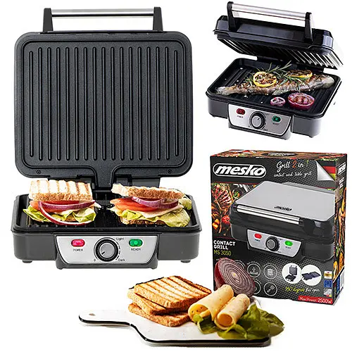 Гриль контактний Mesko MS 3050 - фото 9
