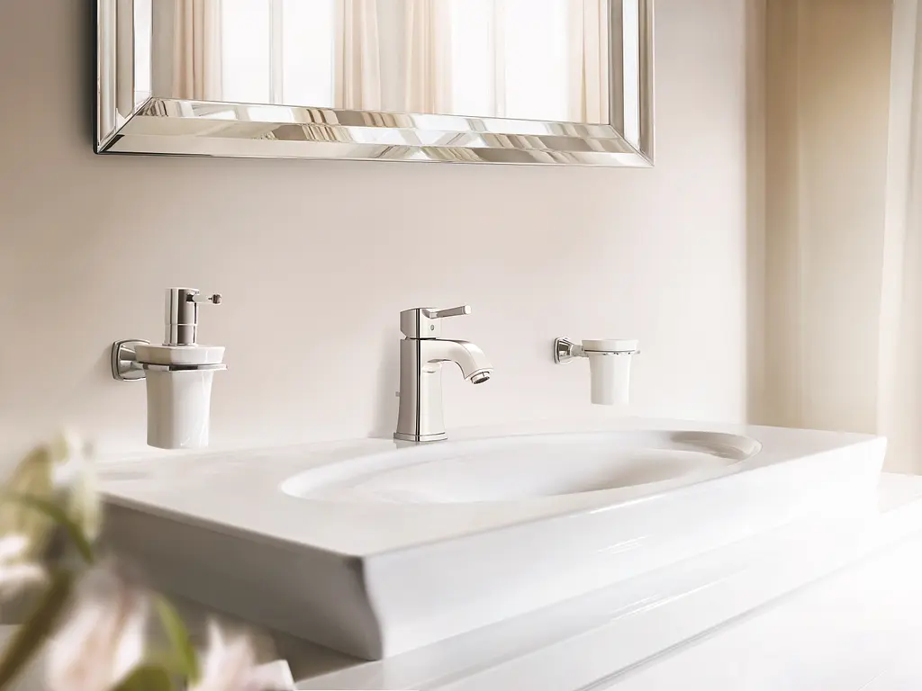 Смеситель для умывальника Grohe Grandera M-размера 23303000, Хром - фото 8