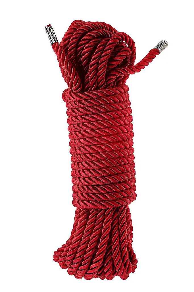 Верёвка Dreamtoys Blaze Deluxe Bondage Rope 10 м красный - фото 3