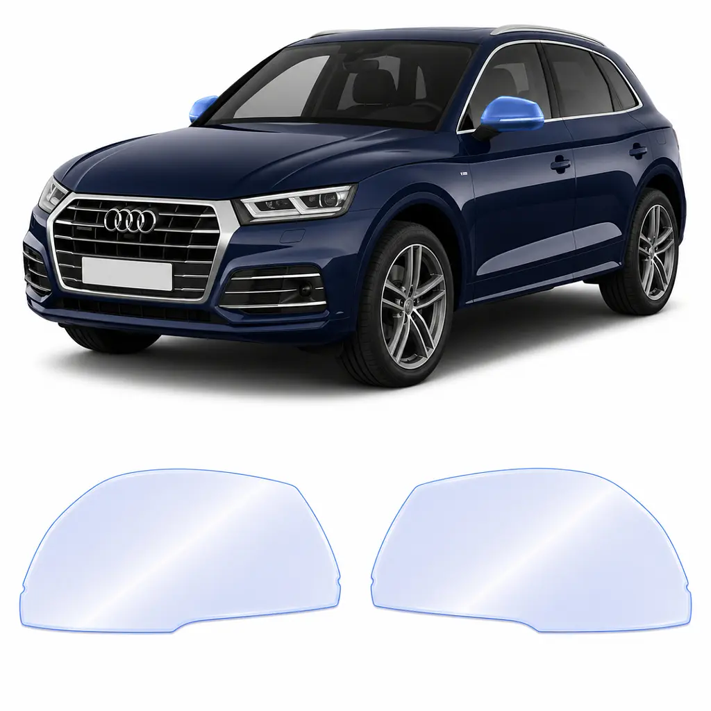 Антигравійна захисна бронеплівка за лекалами для Audi Q5 FY 2017-2020 - дзеркала