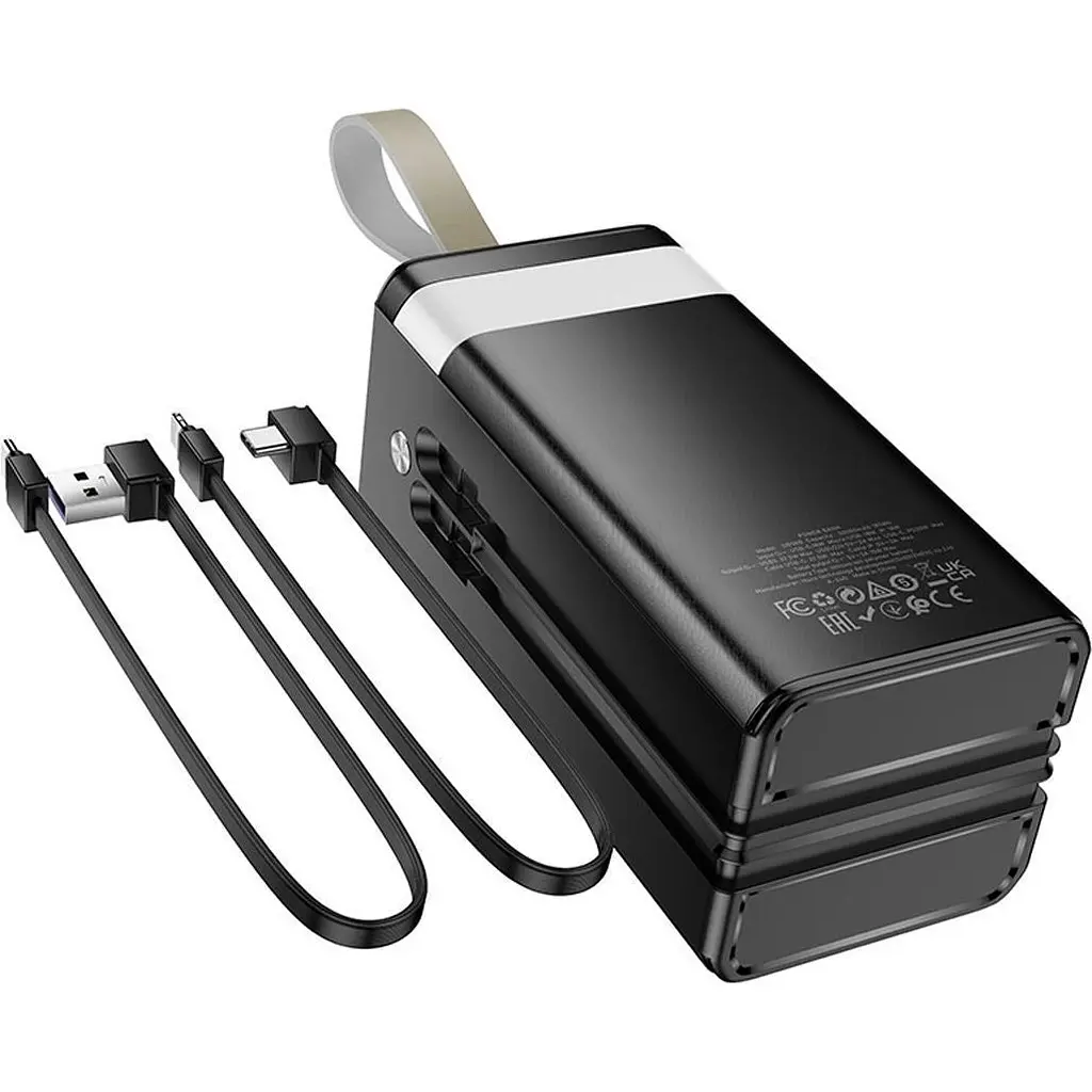 Внешний аккумулятор Hoco DB58B Plentiful 50000mAh 22.5W Black [161897] - фото 4