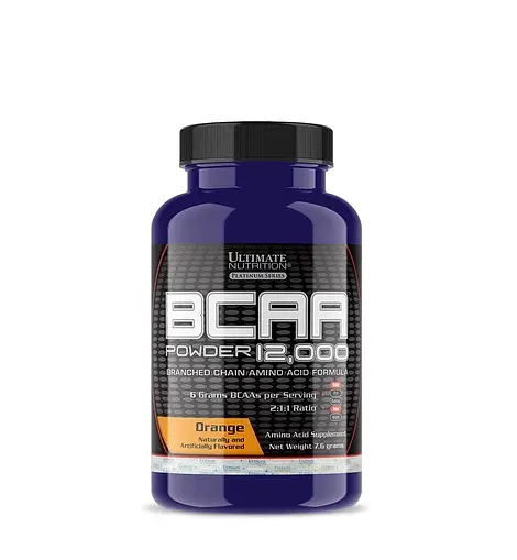 Амінокислота BCAA Ultimate Nutrition BCAA 12 000 Powder, 7.6 грам - Апельсин