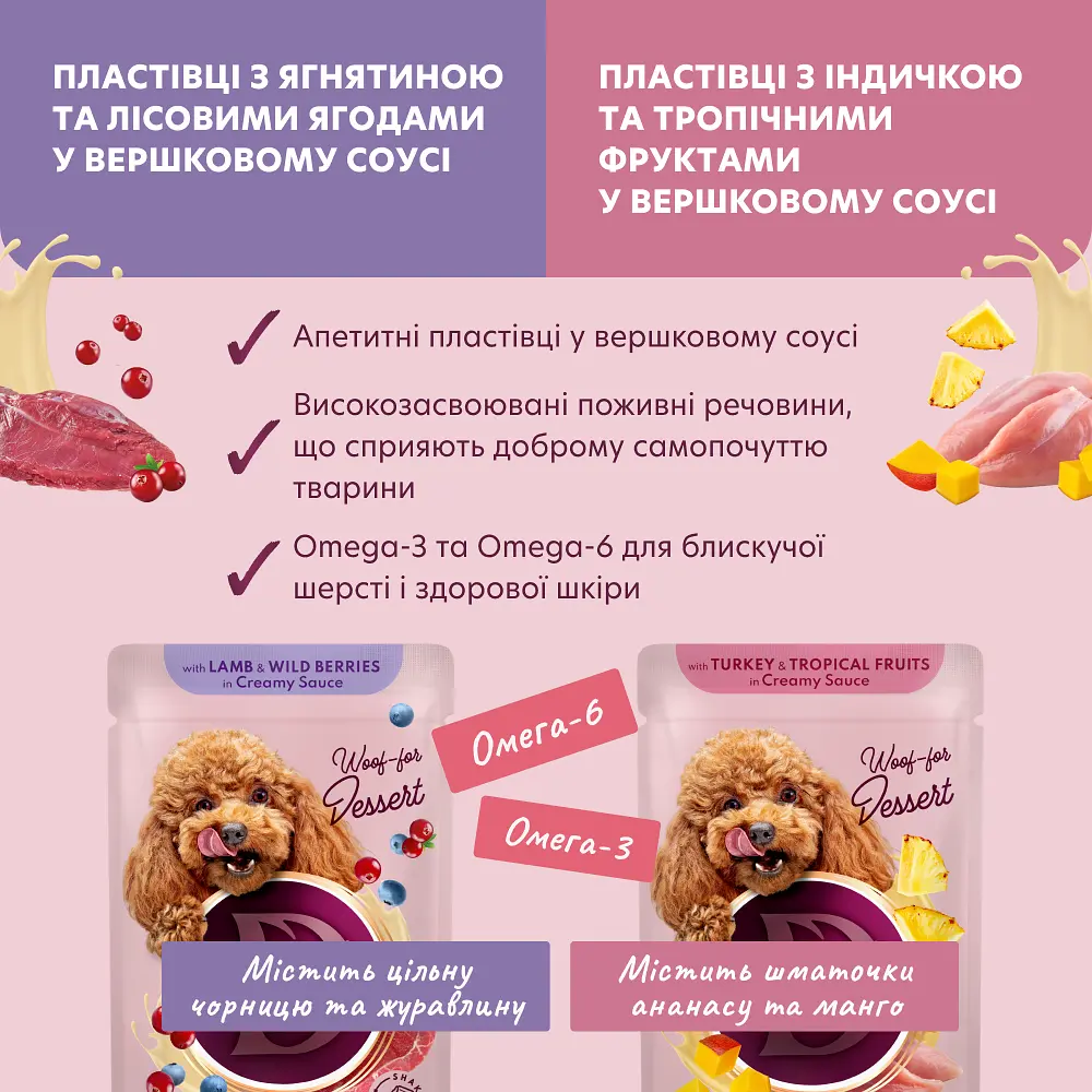 Набор: корм влажный для взрослых собак Delickcious Набор №1 330 г (85 гх2 шт., 80 гх2 шт.) - фото 4