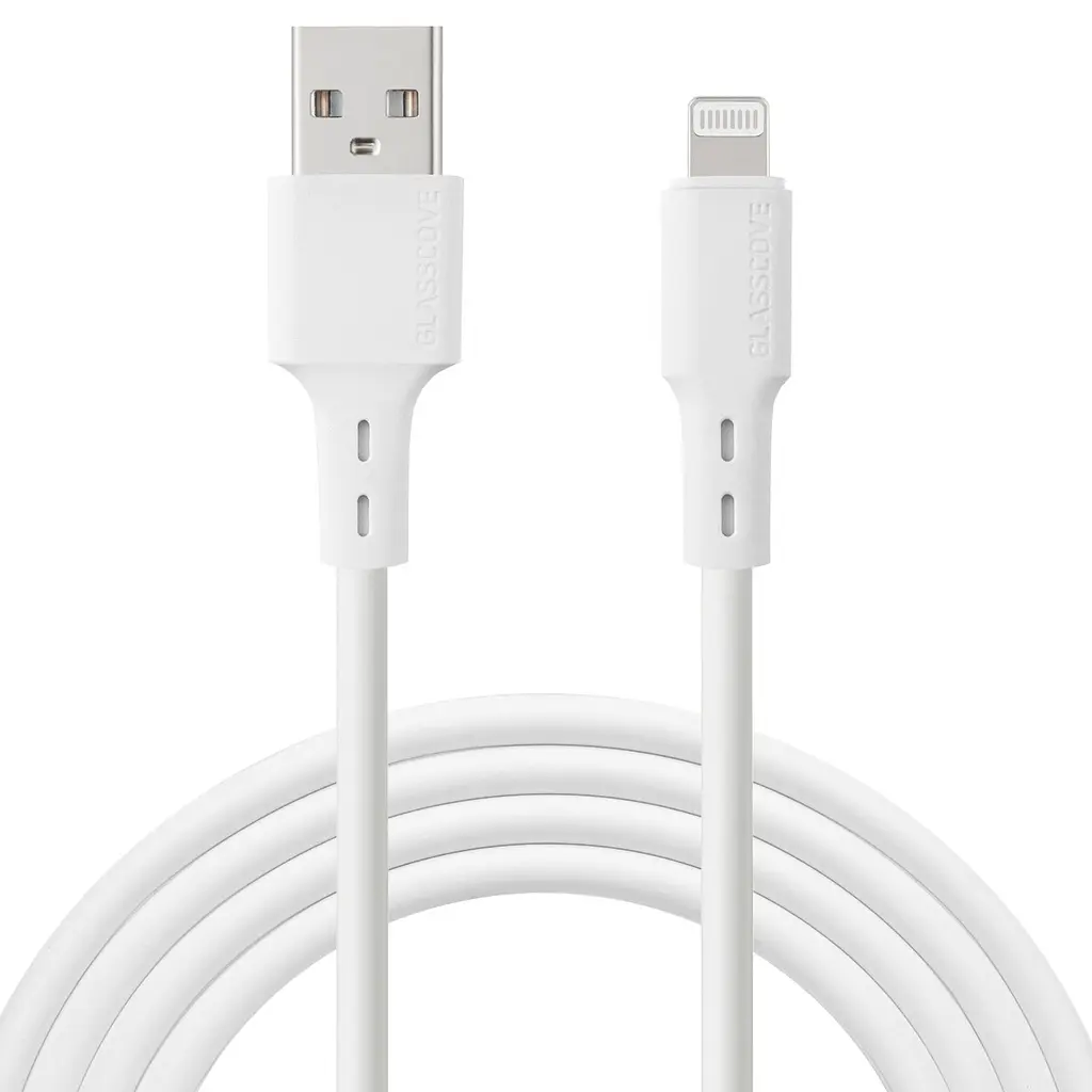 Кабель FLEX USB - Lightning 2.4A 1m (GF-AL124WH) Білий