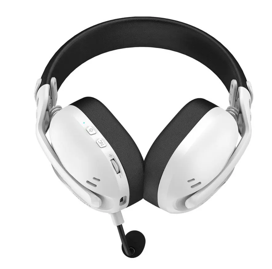 Беспроводные игровые наушники с микрофоном HATOR ESH-16 Wireless HYPERPUNK 3 SyncHUB Hi-Res White - фото 5