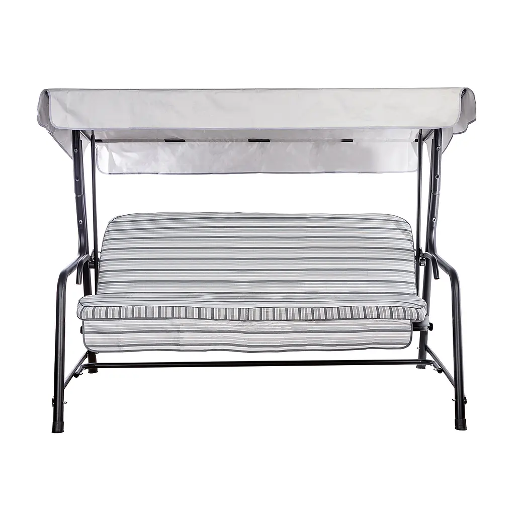 Садовая диван-качалка Ost-Fran Seattle Текстиль М-102, крыша Текстиль 2649 - фото 2