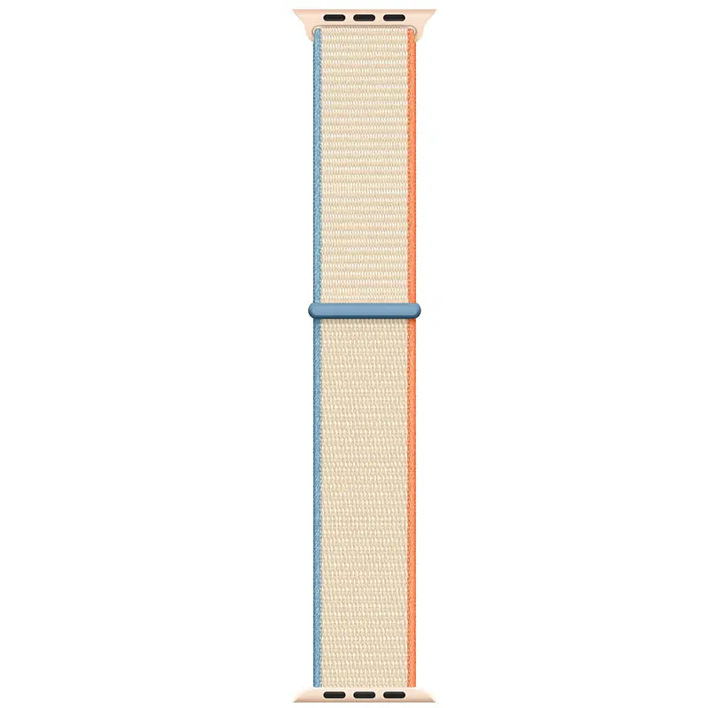 Ремінець Nylon для Apple Watch 38/40/41/42mm(ser.10) Бежевий / Cream - фото 1