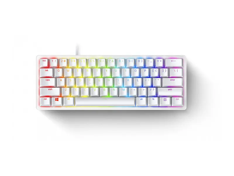 Клавіатура Razer Huntsman Mini Mercury Edition Purple Switch White (RZ03-03390300-R3M1) - фото 3
