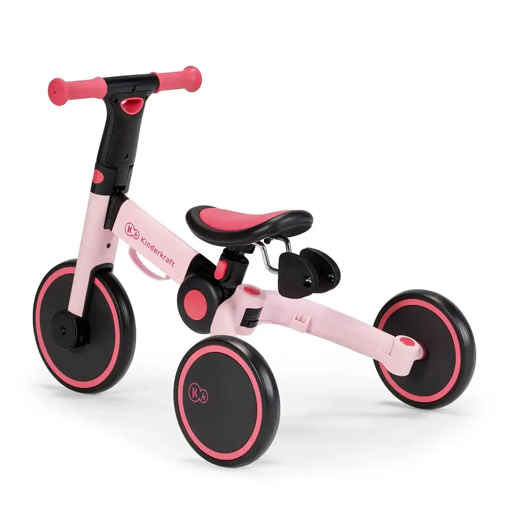Триколісний велосипед 3 в 1 Kinderkraft 4TRIKE Candy Pink (KR4TRI00PNK0000)  - фото 5