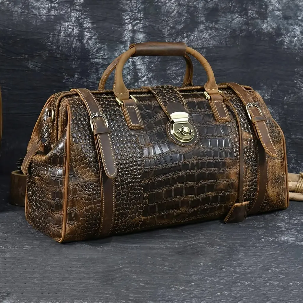 Саквояж 14410 Vintage коричневий - фото 2