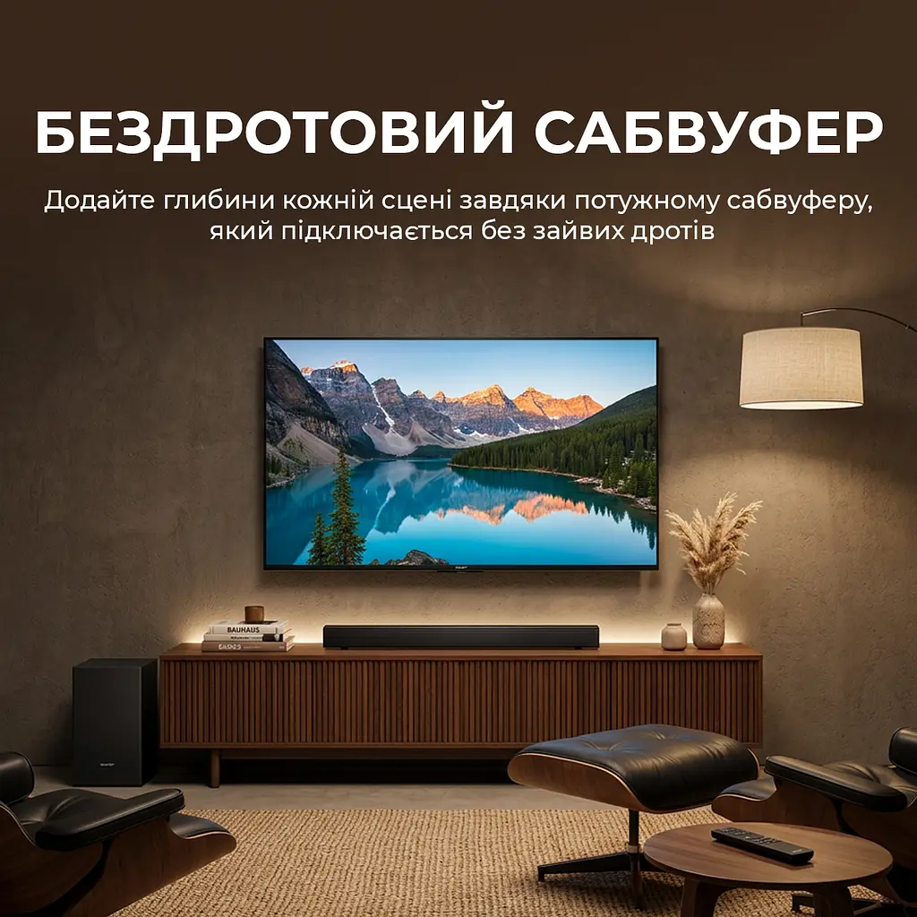 Саундбар Sharp HT-SBW121 Black - фото 3