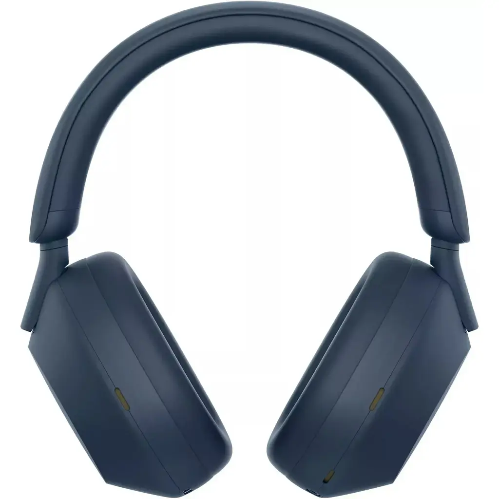 Наушники Sony Over-ear WH-1000XM5 BT 5.2 ANC Hi-Res AAC LDAC Wireless Mic синие - фото 3