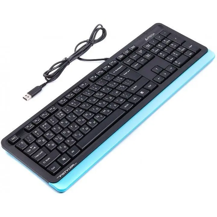 Клавіатура дротова A4Tech Fstyler FKS10 Blue - фото 3