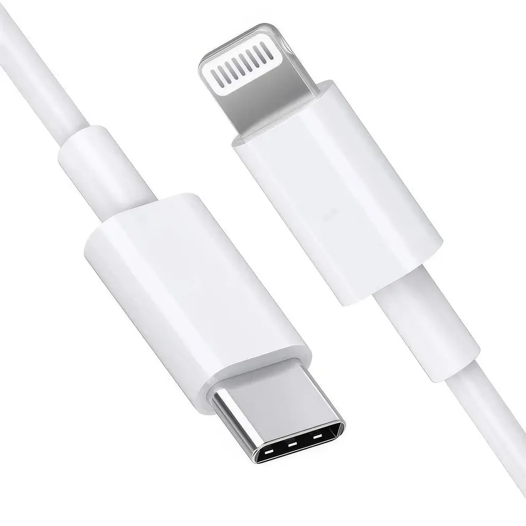 Кабель USB Type-C Lightning 1 м Білий, шнур для заряджання iPhone, провід Type C Lightning - фото 5