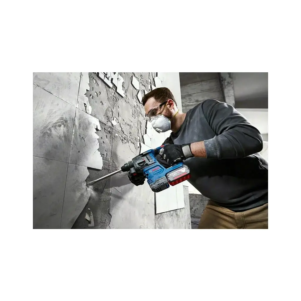 Перфоратор Bosch GBH 185-LI, 18В, SDS-Plus, 1.9Дж, безщітковий, 1х4.0Ah (0.611.924.022) - фото 3