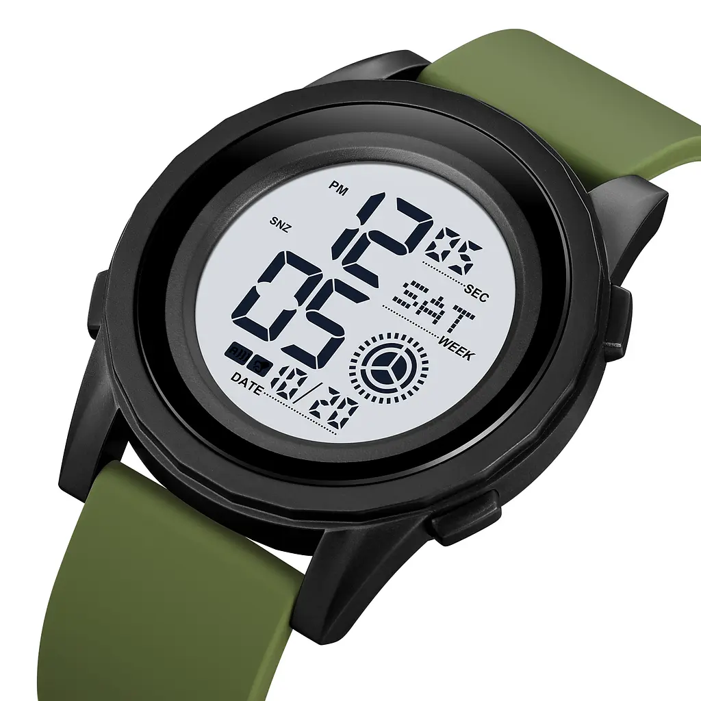 Наручний годинник чоловічий 2082AGWT Army Green White Skmei acs0030318 - фото 2