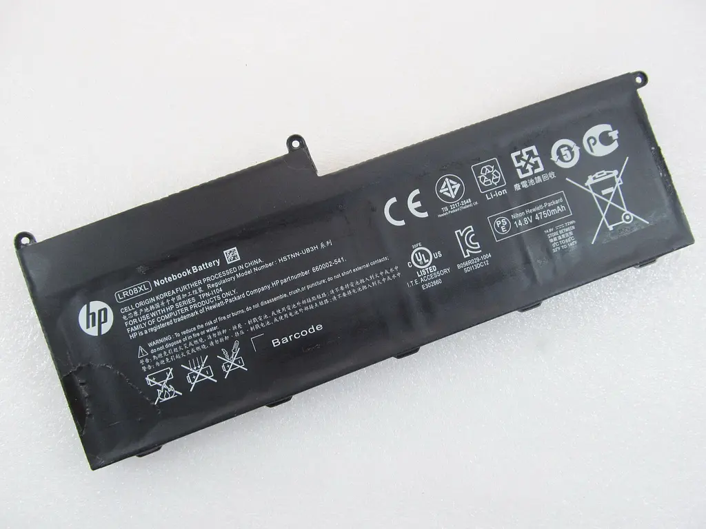 Акумулятор для ноутбука HP Envy 15-3000 LR08XL, 72Wh (4750 mAh), 8cell, 14.8V, Li-ion, чорний - фото 2